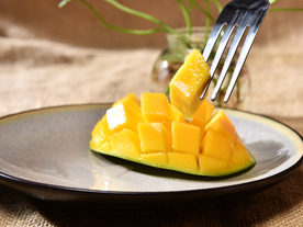 芒果水果果实背景海报素材