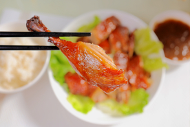 鸡腿美食食材背景海报素材