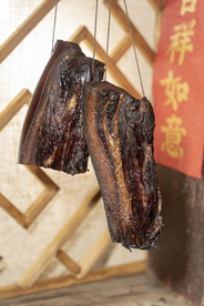 腊肉美食食材背景海报素材