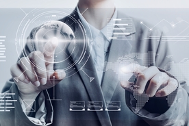 绚丽特效商务图案