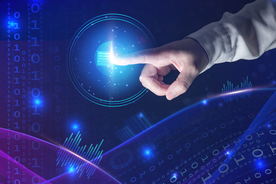 商务科技合成图案