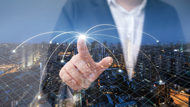 商务科技合成图案