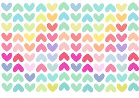 水彩爱心素材图片