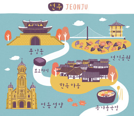 手绘古代建筑图片