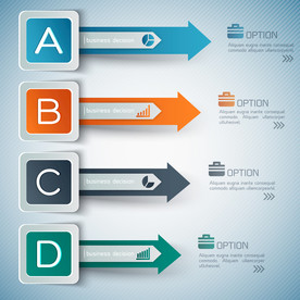 信息图模板 流程