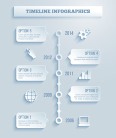 信息图模板 流程