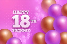 生日背景 生日派对 生日气球