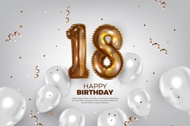 生日背景 生日派对 生日气球