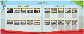 十大名校宣传栏