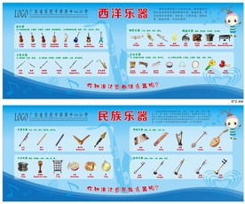 乐器世界乐器宣传栏