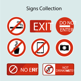 禁止标识 安全标识 公共标识