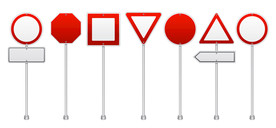 路牌 路标 指示牌 红绿灯