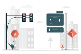 路牌 路标 指示牌 红绿灯