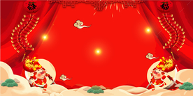 红色背景 喜庆背景
