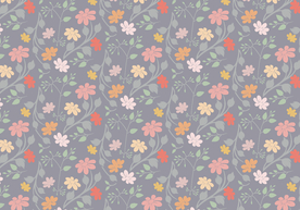 矢量花 植物背景图