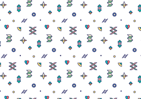 卡通背景矢量图