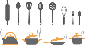 卡通锅勺子水壶