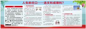 文科理科选科宣传栏