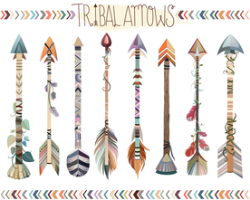 特别的装饰的箭图形素材