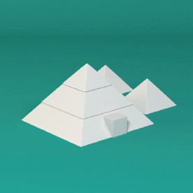 金字塔型 玩具 模型