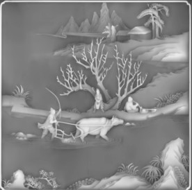 精雕图 浮雕图 灰度图 黑白图