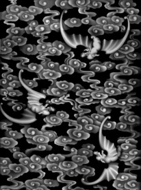 精雕图 浮雕图 灰度图 黑白图