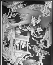 精雕图 浮雕图 灰度图 黑白图