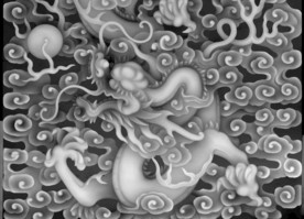 精雕图 浮雕图 灰度图 黑白图