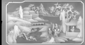 精雕图 浮雕图 灰度图 黑白图