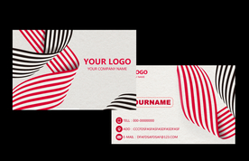 线条简约纹理名片卡片素材