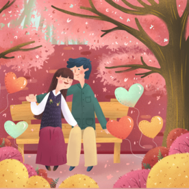情人节插画