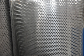 不锈钢刷网 冲孔网 冲孔围挡