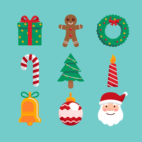 圣诞节元素图标