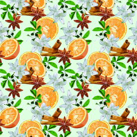 热带花 数码印花 手绘花 热带