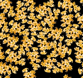 热带花 数码印花 手绘花 热带