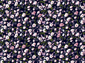 热带花 数码印花 手绘花 热带