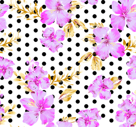 热带花 手绘花  女装花