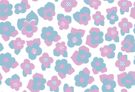 热带花 数码印花 手绘花 热带