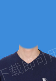 男士毛衣证件照