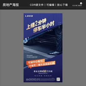 房地产营销策划车位海报