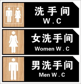 卫生间标识
