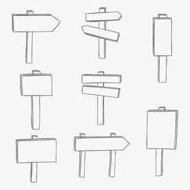 路牌 路标 指示牌 红绿灯