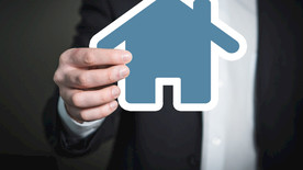 家 房子 商务 手 特写