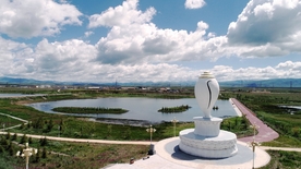 海北州水生态金银湖