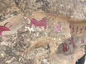 乾坤湾黄河畔的悬崖峭壁黄河栈道