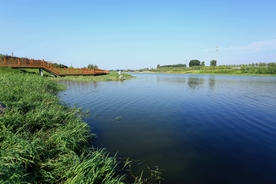郑州雨后初晴黄河沿岸风光无限