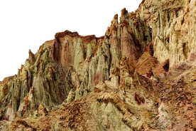 黄河红山峡之彩色丘陵