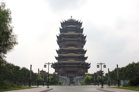 滨州黄河楼纵入云霄