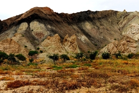 黄河红山峡之彩色丘陵