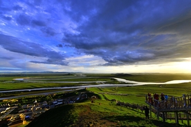 草原 九曲黄河